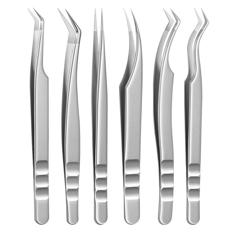 High Precision Eyelash Tweezers Beauty Eyelash Professional Grafting Eyelash High-Precision Flowering Tweezers