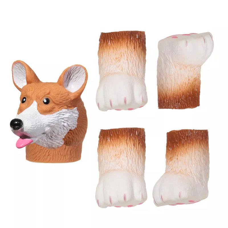 1 Set Fingerpuppen Tiere Eichhörnchen Hand Finger Geschichtenpuppen Spiel Katze Welpe Panda Fingerpuppen Spielzeug Für Kinder Geschenke