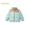 Balabala Girls' Winter Color-Block Down Jacket