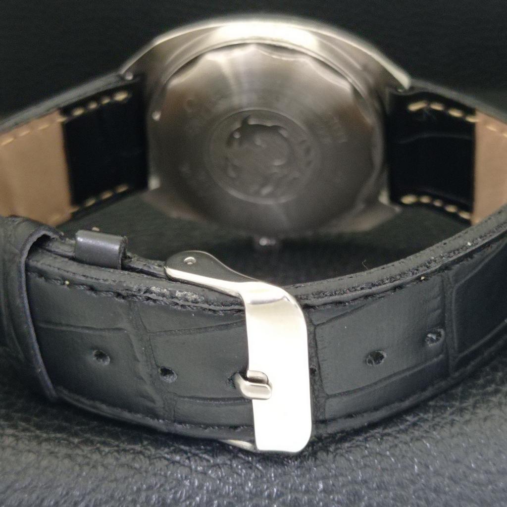 VINTAGE ENICAR AUTOMATIC 1147 SWISS MENS BLACK COLOR DIAL WATCH A700145-5
