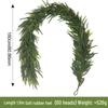 Artificial Christmas Cypress Pine Vine Décor with Plastic Greenery