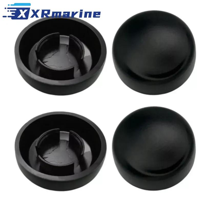 4PCS Tilt Trim Cylinder Pivot Pin Cap for Volvo Penta OMC Cobra 3857522 0778214 чёрный