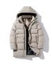 Men's Extra Large Mid-Length Cotton Jacket - Thick, Warm Winter Coat for Plus Size Teens