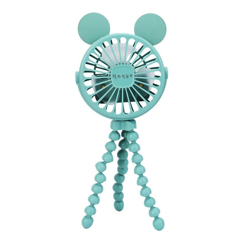 Versatile Portable Mini Fan: Hangable, Standable, or Wrappable - Ideal for Dorms and Outdoor Use