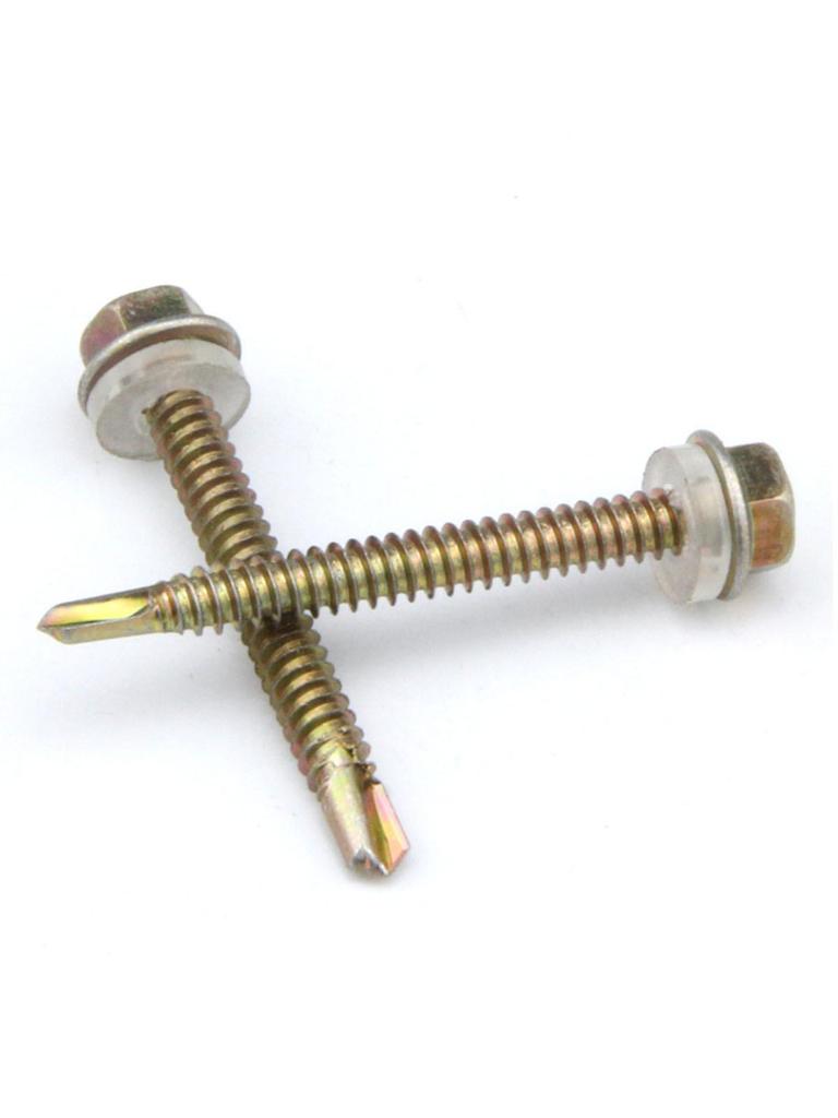 KI9S Stainless Steel Self-Drilling Hex Screw for Tile & Iron, M4