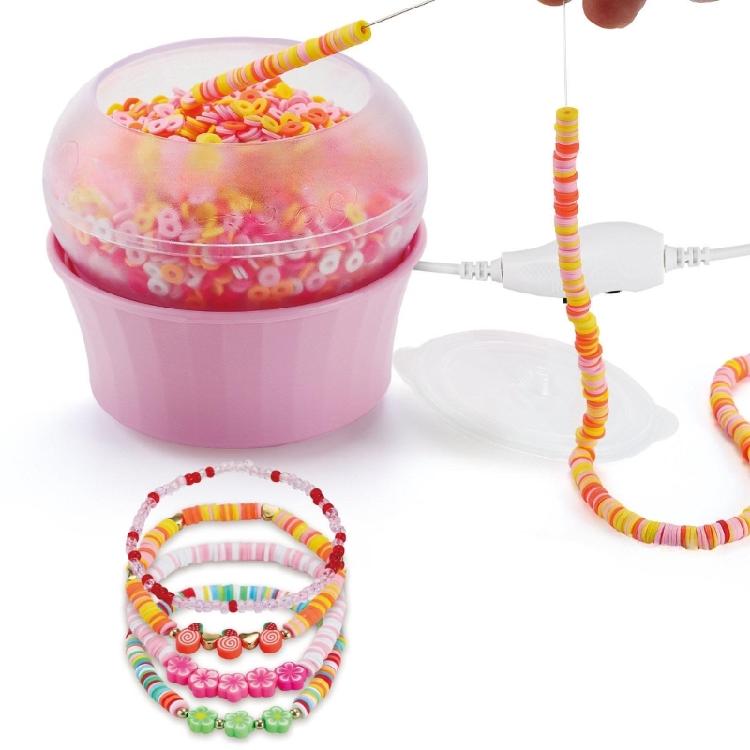 Electric Bead Spinner for Jewelry Making, DIY Waist Bead, Bracelets, Necklace