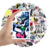 Sada nálepek Gundam 50 kusů Robot akční figurka Sada nálepek pro roboty Vhodné pro cyklistickou přilbu na notebook atd.