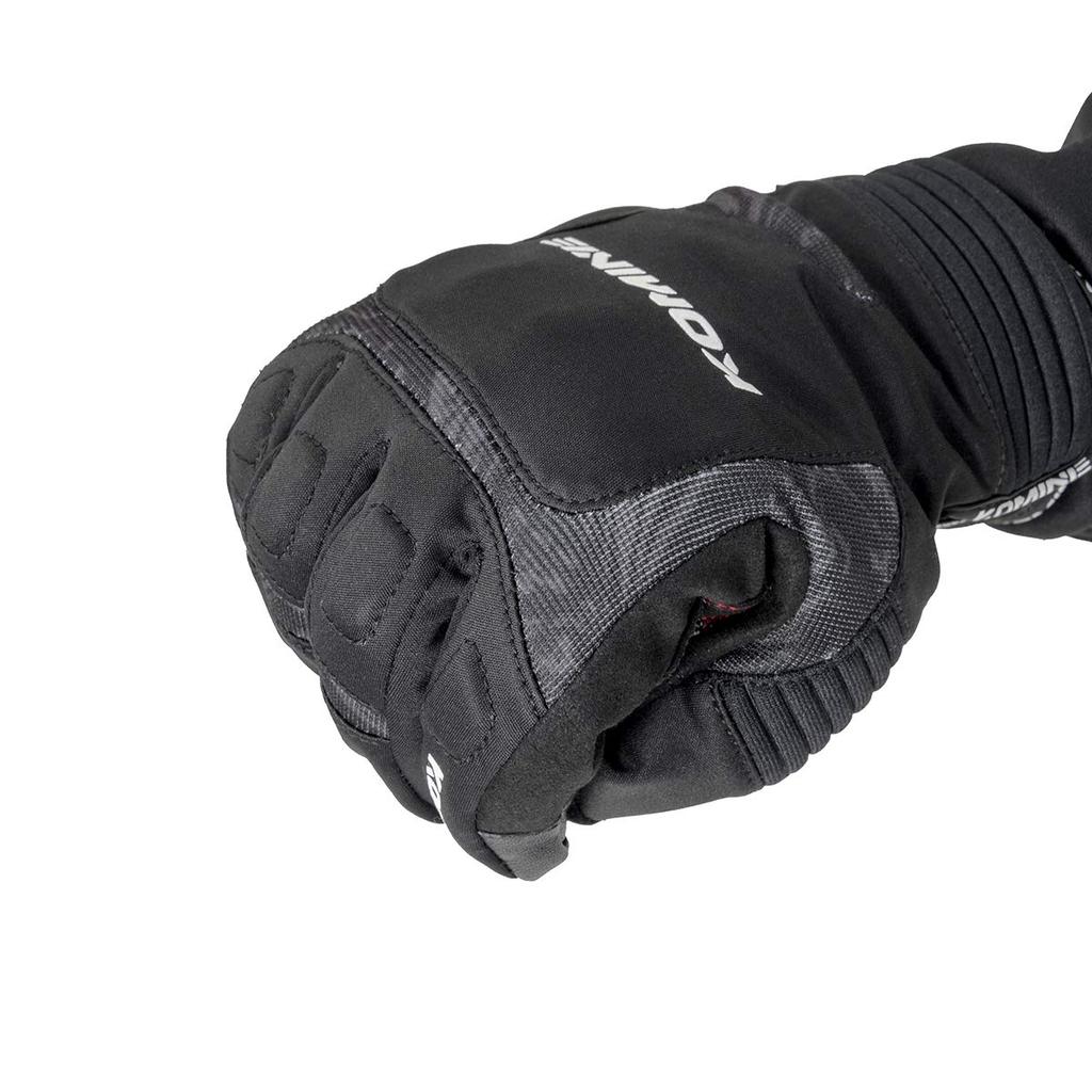 KOMINE Motorcycle Winter Gloves Carthage Cold Stretch for and Spring - Black/Red, XL, GK-801 1010, Waterproof, Protection, Material, Fall, Winter,