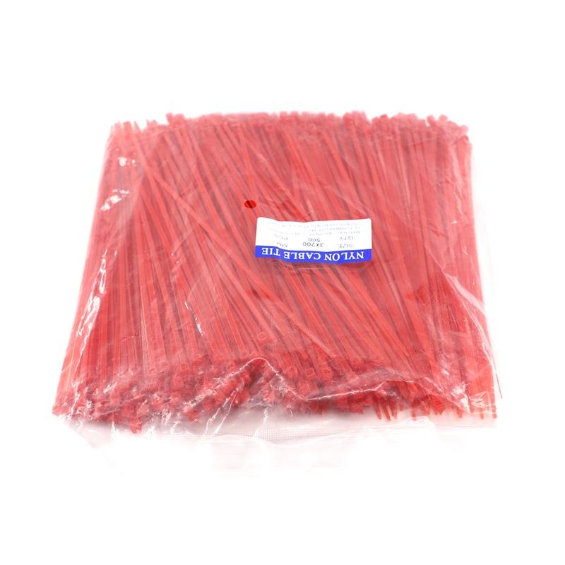 30~1000Pcs/Pack 3x200mm Self-Locking Nylon Ties Plastic Fasten Rope Balcony Privacy Screen Net Fasten Tools Cable Zip Ties