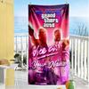 Gta Customizable Name Beach Towel High Absorbency & Quick-Dry Suitable for Sports Travel Swimming Yoga Bathroom Beach And Pool