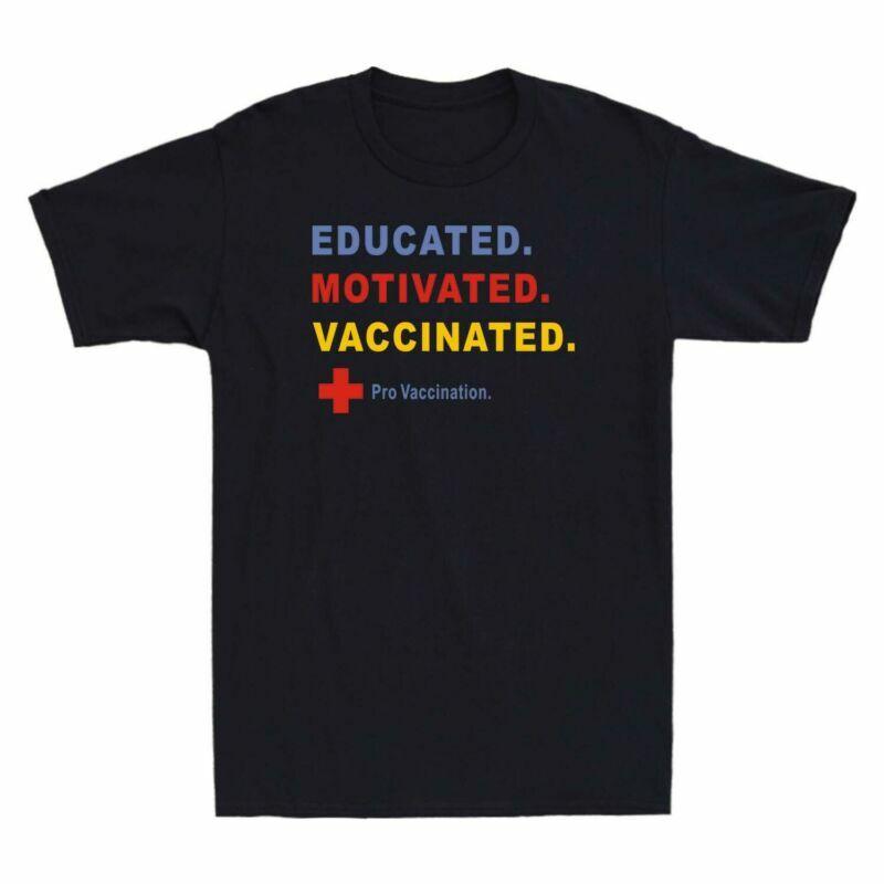 Immunization Vaccine Tee Tshirt Adult Premium Vaccination Unisexs Vaccinated Pro