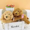 Heaven's Seven Toy Poodle Plush Toy, Cute and Soothing Pet (Brown)
