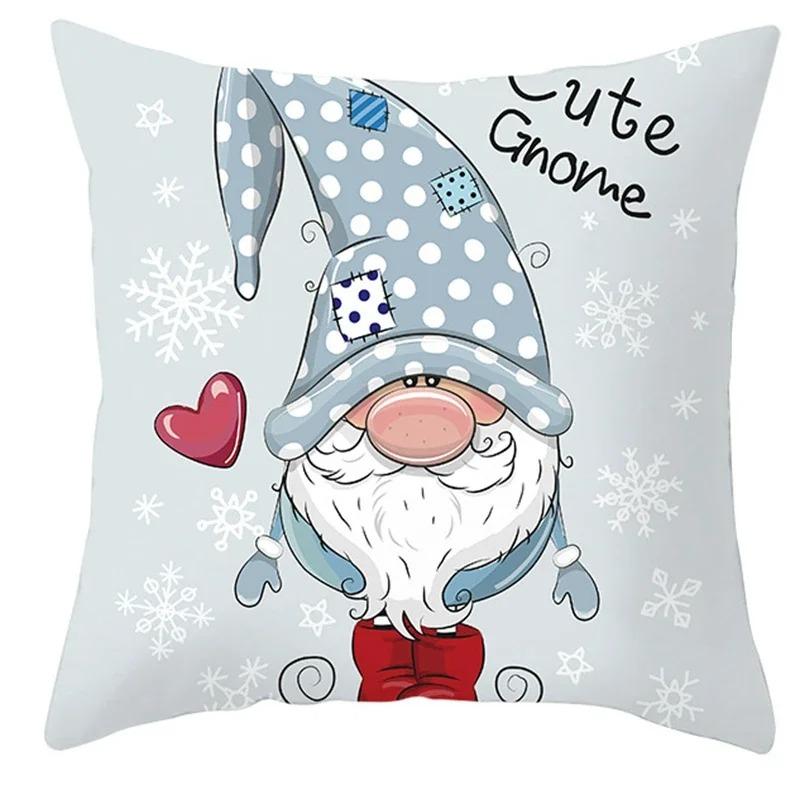 Christmas Themed Pillowcases Car Accessories Office Santa Claus Living Room Sofa Home Pillowcases