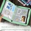 1 Set Candy Colors Convenient Large Capacity Photo Album Includes Sealed Bag Portable Multiple Sizes Multi-Function 25.3x18.5cm