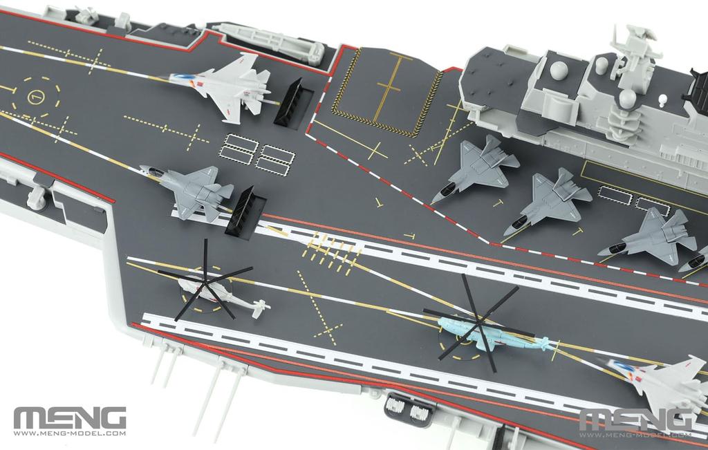 GSI Creos Meng Model 1/700 Chinese Navy Aircraft Carrier Liaoning Multicolor Plastic Model MPS-010S (Ship)
