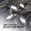 Spinpoler Bass Swing Jig Head Crappie Lure Ned Texas Rigs Fishing Gear 3.5g/5g/7g/10g Bullet Offset Weedless Worm Jigheads Pesca