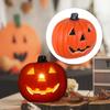 Halloween LED Pumpkin Lights Hollow Pumpkin Statue Lights Desktop Ornaments Halloween Scene Layout Props Home Party Decoration