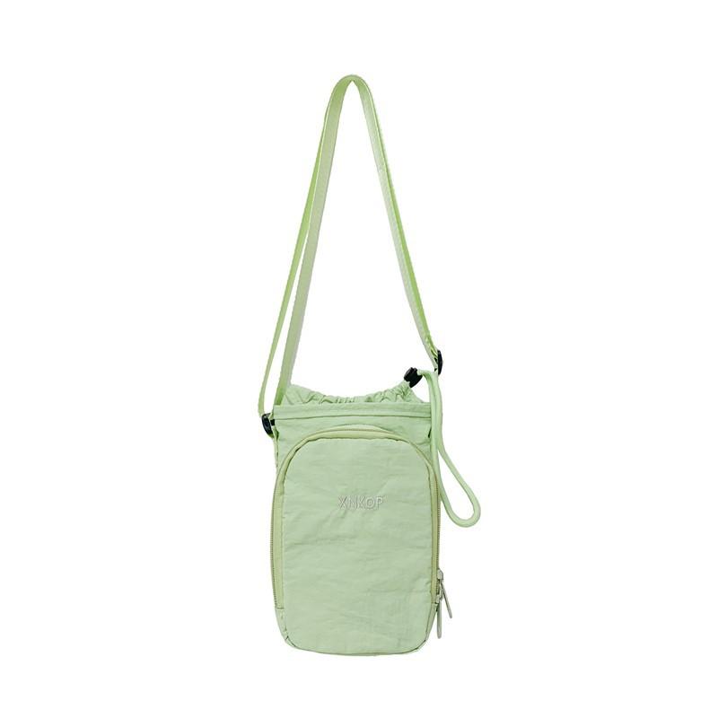 Niche messenger bag shoulder kettle bag water cup bag lightweight outdoor sports mobile phone bag going out portable small satchel tide
