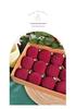 Elegant Wine Red & Dark Green Pumpkin Pattern Christmas Tree Flocking Ball Set