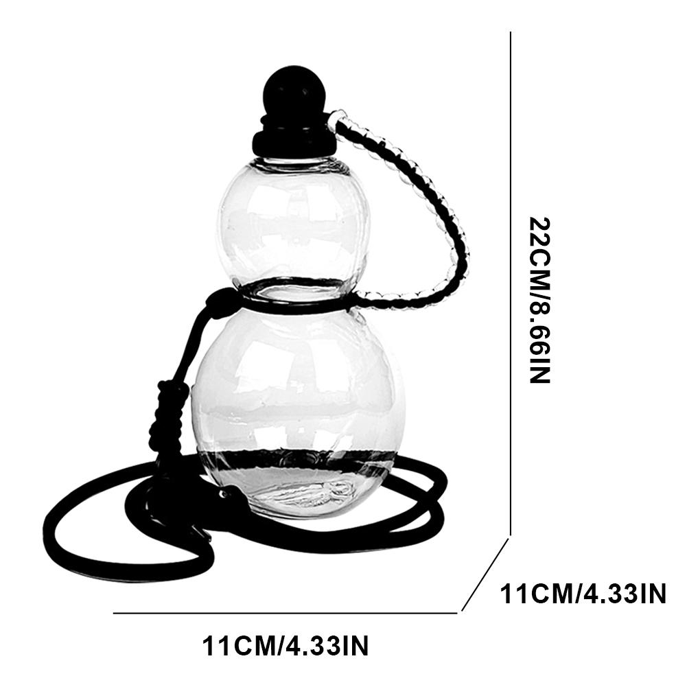 Chinese Retro-Inspired Gourd Water Bottle Gourd Sports Water Bottle 800ML Large Capacity Travel Water Bottle Gifts for Men