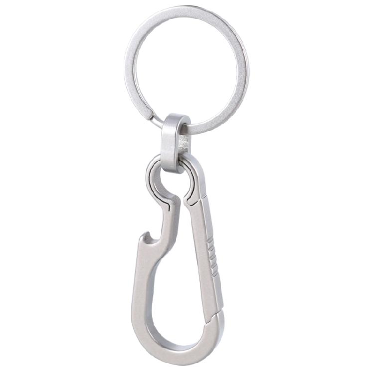 Heavy Duty Belt Clip Key Holder with Bottle Opener Titaniums Carabiner Keychains Clip AntiLost Small Carabiner Clip 1