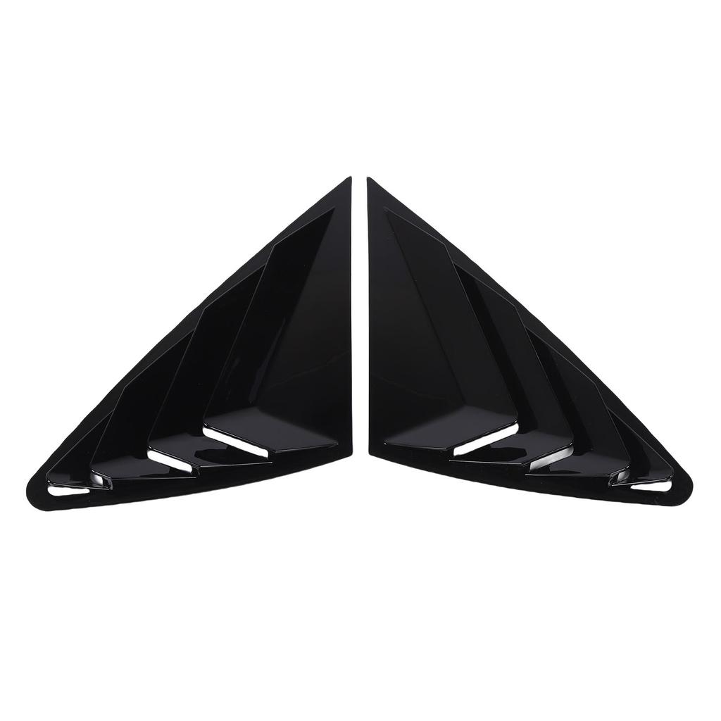 Pair of Rear Side Window Louver Air Vent Left Right Rear Window Shutter Cover Trim Replacement for GLC Coupe C254