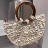 Spring And Summer High-End Pure Handmade Natural Shell Bag Fairy Handheld Girl Bag Niche Bag Personality Trend