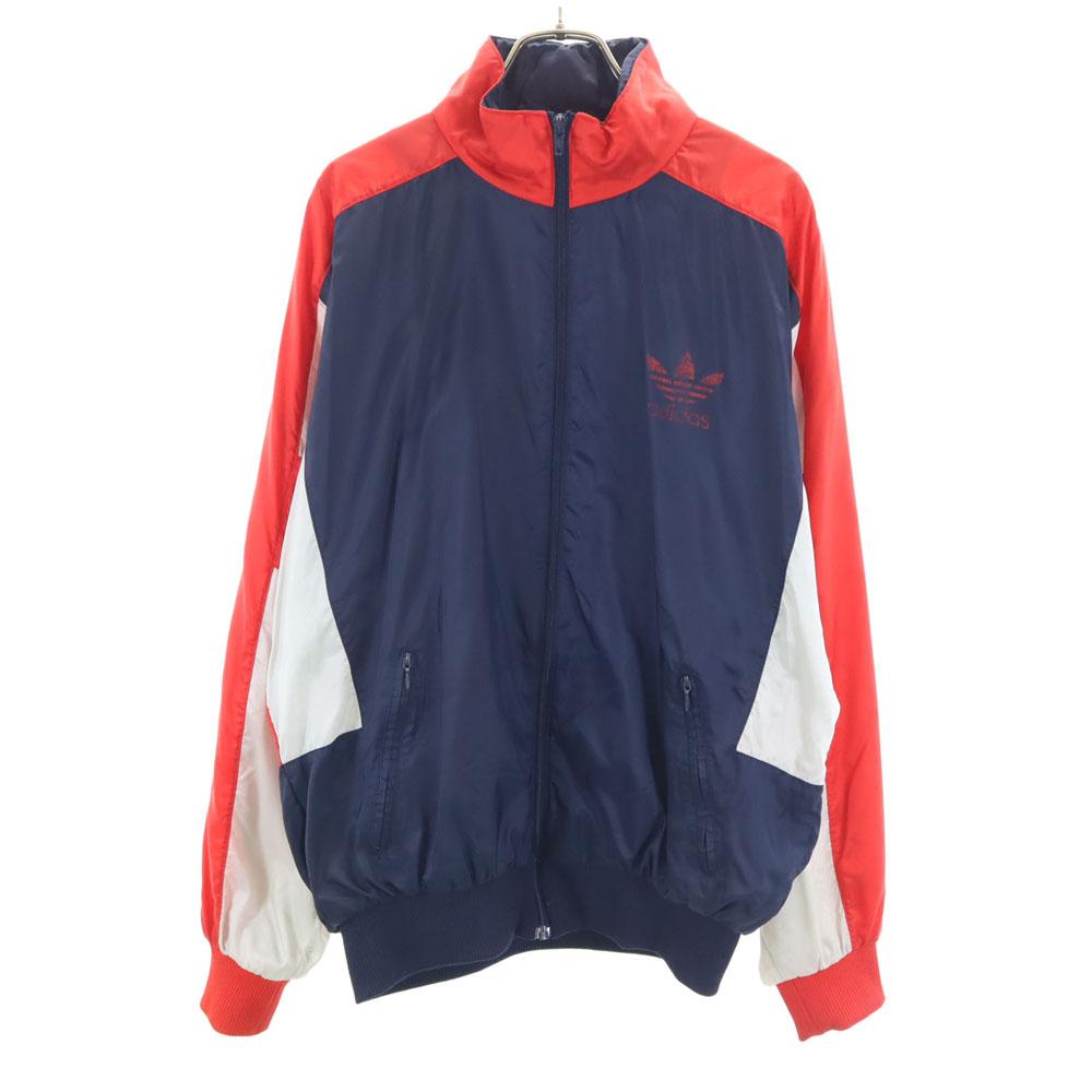 

adidas 80-е Винтаж Международный Флаг Тег Логотип Трилистник многоцветный Блузон Мужской Б/у