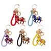 Schlüsselanhänger Anhänger Strassbesetzt Pferde-Design Schlüsselanhänger Dekorativ Glücksbringer Schlüsselanhänger Geldbörsen Autos Rucksäcke Zubehör