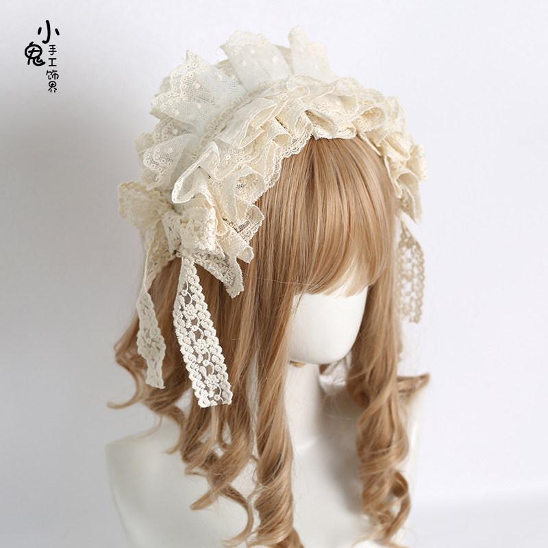 Lo Girl Sweet Girl Hair Accessories Lace Headgear Hair Bands for Girls Lolita French Elegant Headband