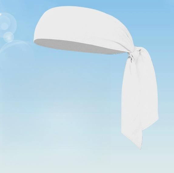 

Summer Ice Silk Quick-Dry Tennis Pirate Headband Fan Sports Scarf Cycling Ice Silk Adjustable Sweatproof Band Sweatband
