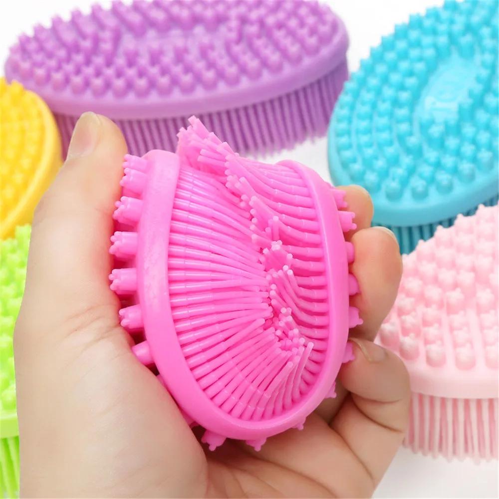 Face & Body Gentle silicone Cleaning brush Scrub Skin Exfoliation Massage Nubs Improve Cellulite Bathroom Set Accessories
