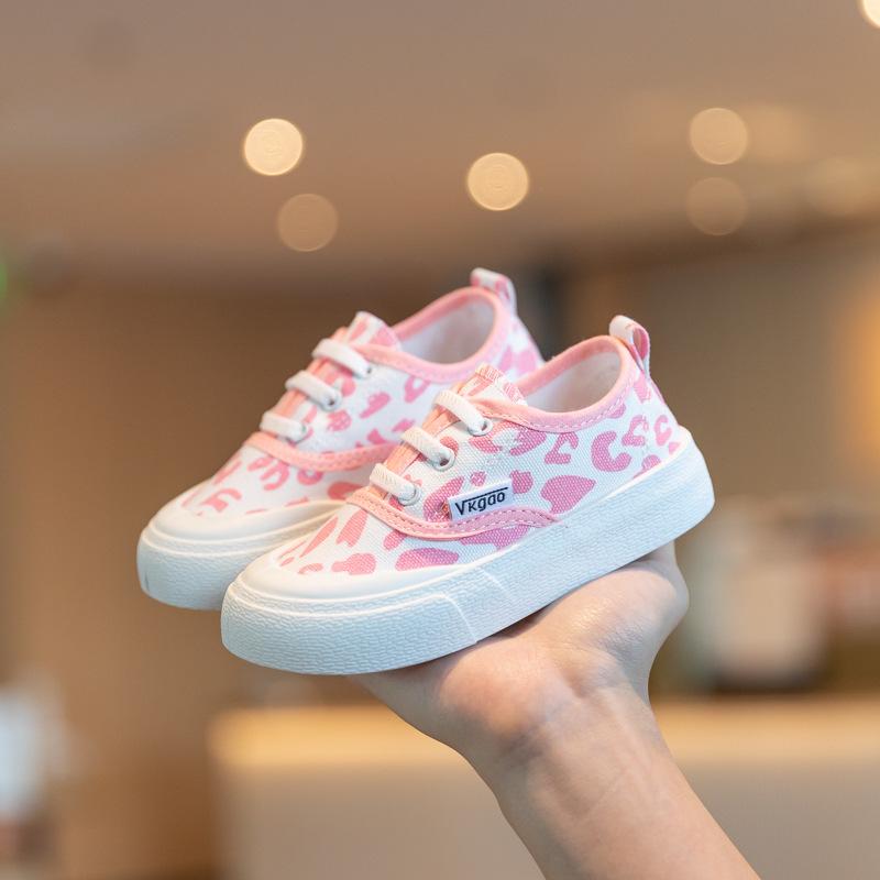 2024 Autumn New Trendy Children Anti Slip Canvas Shoes Fashion Soft Soled Kids Casual Versatile Shoes Designer Running Sneakers