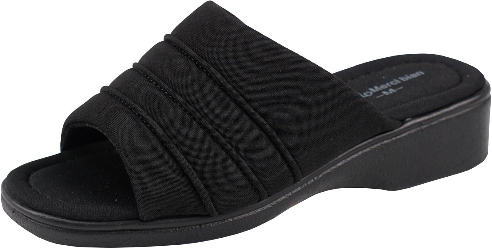

Lightweight Large [Asuka Shoji] Sandals, Women s Open, Fluffy, Soles, Women s, Black,