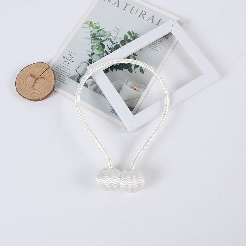 2PCS Magnetic Ball Curtain Tiebacks Tie Rope Accessory Rods Accessoires Backs Holdbacks Buckle Clips Hook Holder Home Decor 2025