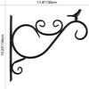 Hanging Plant Hanger Outdoor Metal Hanging Brackets Fence Wall Hooks for Flower Baskets Bird Feeders Lanterns Wind Chimes