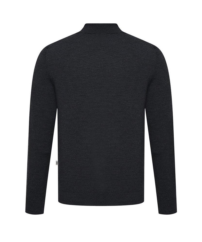 DAKS SHIRTS 100% Wool Turtleneck Knit Regular Fit Gray_Dlw3Swtn450G1