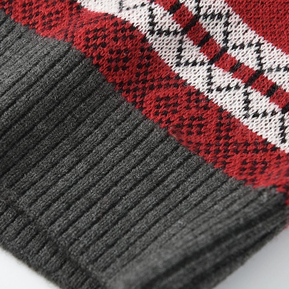 Женский уродливый рождественский свитер — Свитера для женщин XXL серый/красный — фото 5