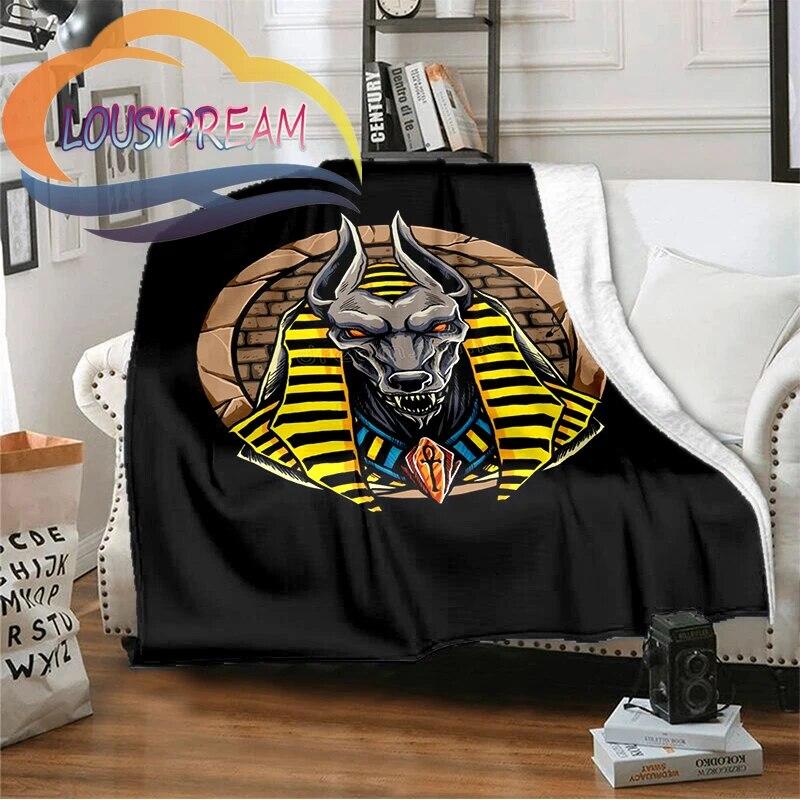 Horus Ancient Egyptian Mythology Blanket Fashion Flannel Fluffy Fleece Throw Blanket Children and Adult Gift Sofa Travel Camping