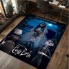 1Pc Corpse Bride Print Rug - Computer Chair Area Rug home decoration Carpet For Living Room Bedroom Flooring Mat