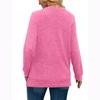 Dames Sweatshirts V-hals Lange Mouw Shirts Losse Casual Herfstmode Truien