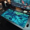 Green Tropical Plants Desk Mat Mousepad Computer Deskmat 300x800 Mouse Pad Kawaii Office Accessories Pc Table Rug Xxl Mouse Mats