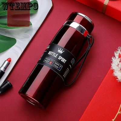 Termo cană de mare capacitate, 1000 ml, baloane cu vid, ceașcă termo portabilă din oțel inoxidabil, sticlă de apă, ceai de călătorie, ceai de birou.