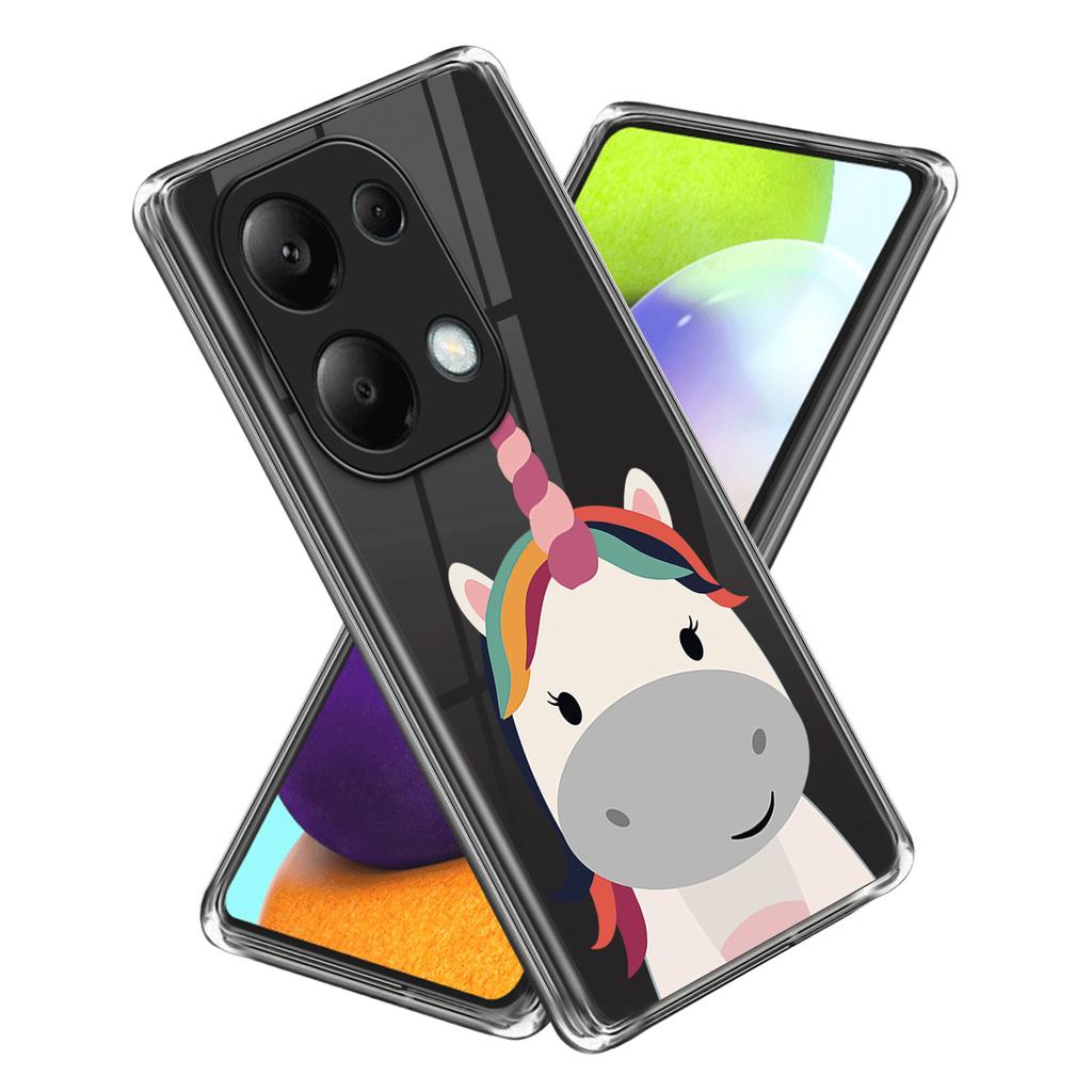 For Xiaomi Redmi Note 13 Pro 4G/Poco M6 Pro 4G TPU Phone Case IMD Pattern Printing Back Cover
