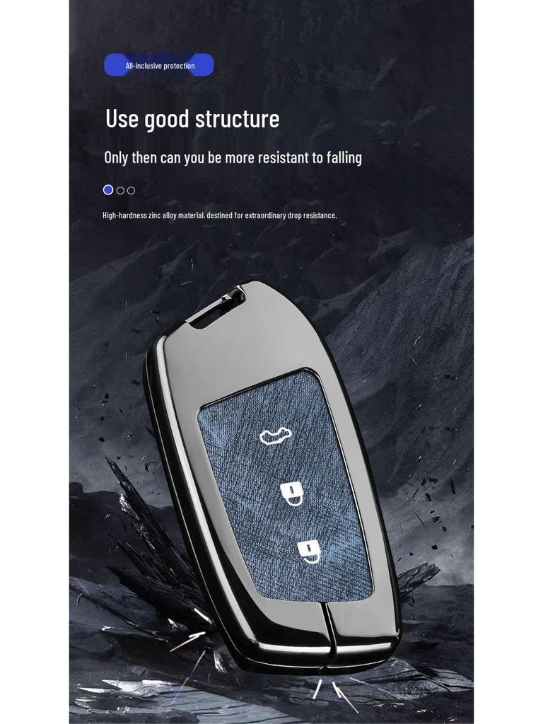 Baojun RM5/RS3/RS5/RC6 Key Cover - Decorative Buckle for Car Remote Control