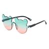 1/12 Pairs Cute Bear Shaped Sunglasses for Children  New Fashion Rimless Multi-color Decor Shades Stylish Design Sun Glasses