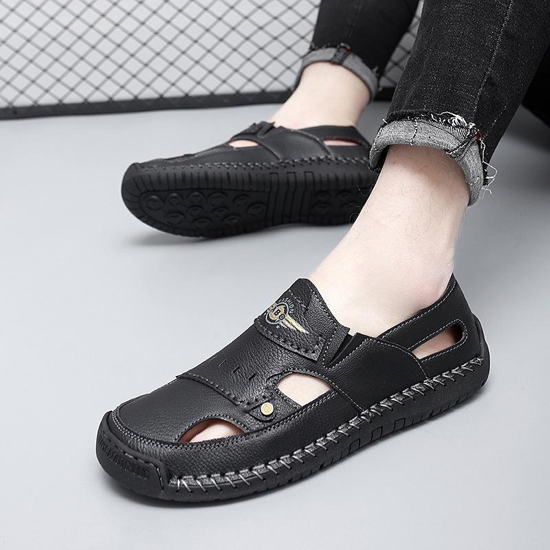 Outdoor Casual Shoes 2025 Men's Summer New Fashion Personality Breathable Soft-soled Sandals Outdoor Beach Shoes