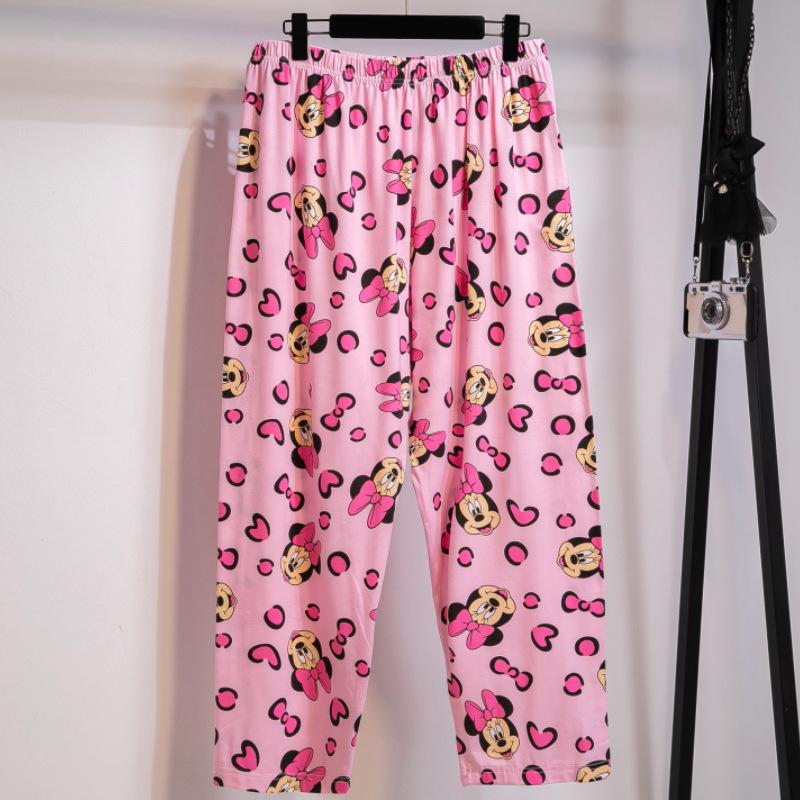 Plus Size Women's Cute Pajama Set 2025 - Pure Cotton Long Sleeve Top & Pants