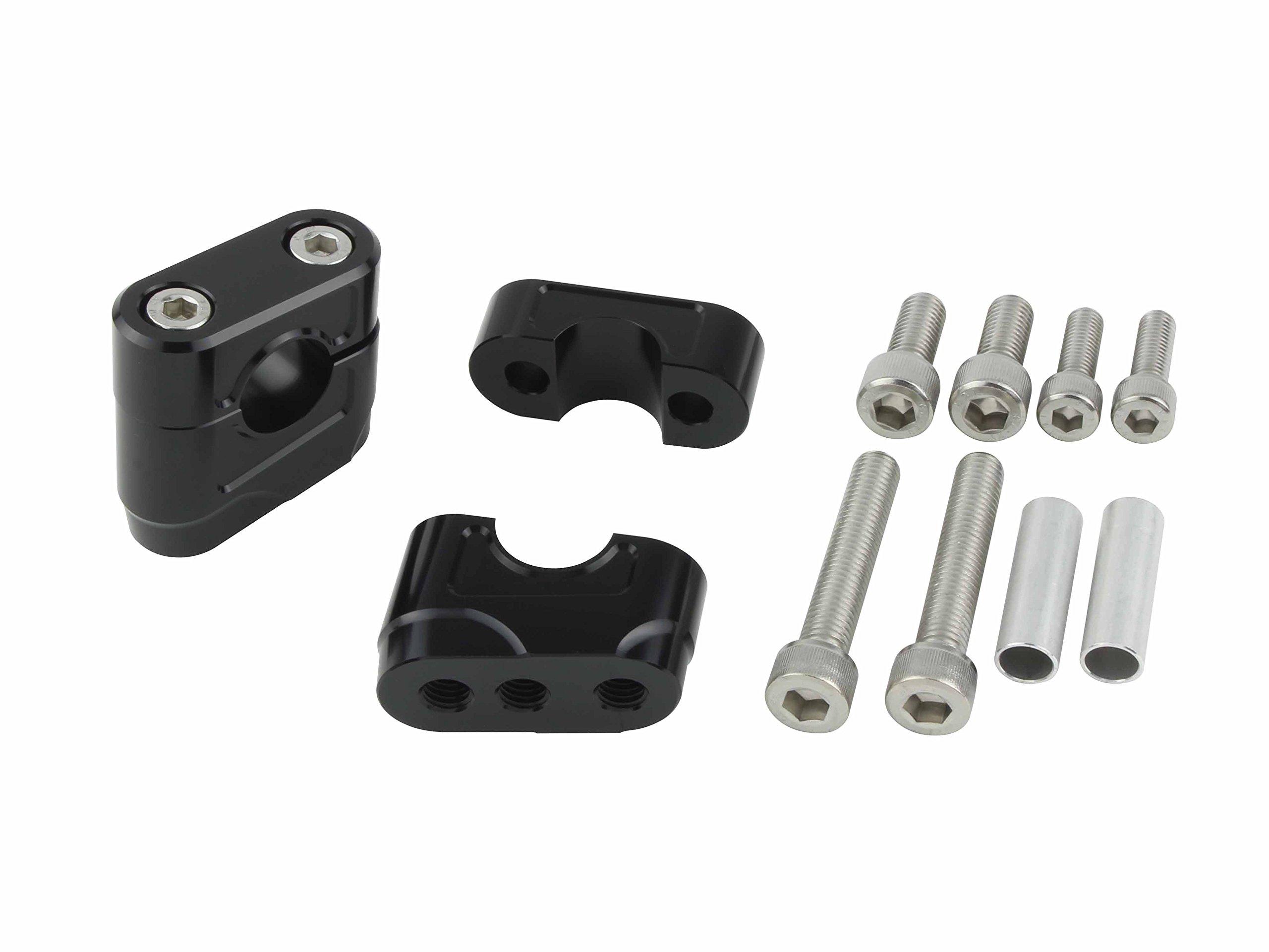 

POSH FAITH Motorcycle Accessories Muscle Low Bracket Black 070053-06