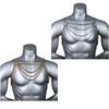 New Mens Metal Body Chest Chain Festival Accessories Party Club Hollow Out Necklace Fashion Luxury Party Jewelry Decoration